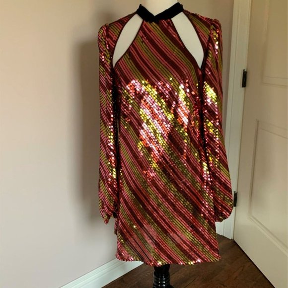 rixo london sequin dress